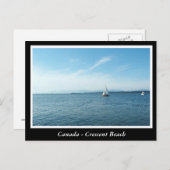 BC、カナダ、クレセントビーチ ポストカード (正面/裏面)