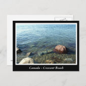 BC、カナダ、クレセントビーチ ポストカード (正面/裏面)