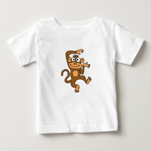 BC – ハッピーモンキーシャツ ベビーTシャツ (正面)