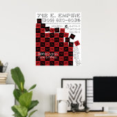 BC&Fカスケード（ストア情報あり） ポスター (ホームオフィス)