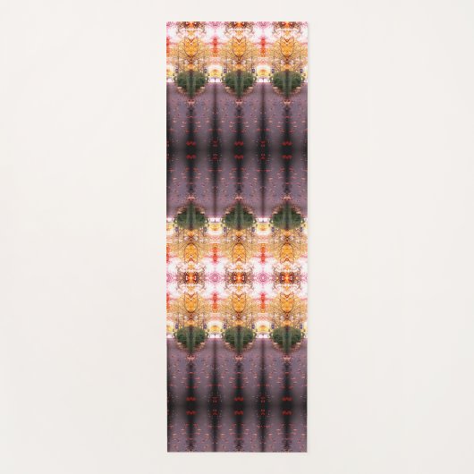 BC FTイカット8サングリア ヨガマット (正面)