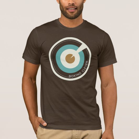 BC_Logoブラウンのワイシャツ Tシャツ (正面)