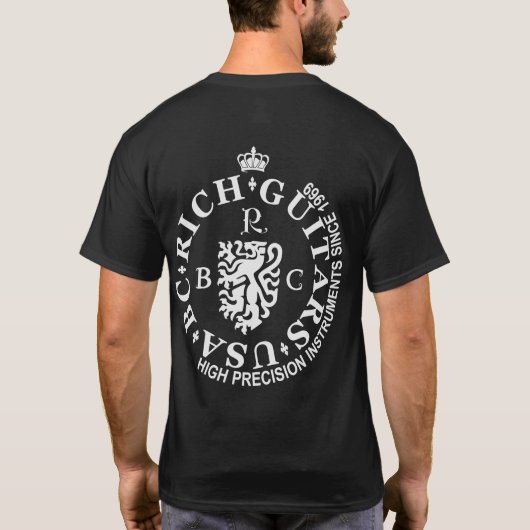 BC Rich Guitars Tシャツ (裏面)