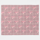 BCA女性性リボン フリースブランケット (正面(横))