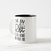 BCBAもヒーローを必要とするため ツートーンマグカップ (正面左)