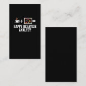 BCBA BCaBA RBT学生のための行動の分析者のワイシャツ 名刺 (正面/裏面)