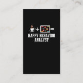 BCBA BCaBA RBT学生のための行動の分析者のワイシャツ 名刺 (正面)