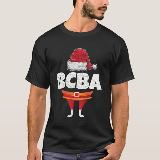 Bcba Board認定行動アナリストのクリスマス Tシャツ (正面)