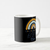 Bcba Team Boho Rainbow Rbt Aba Applied Behavior An コーヒーマグカップ (正面右)