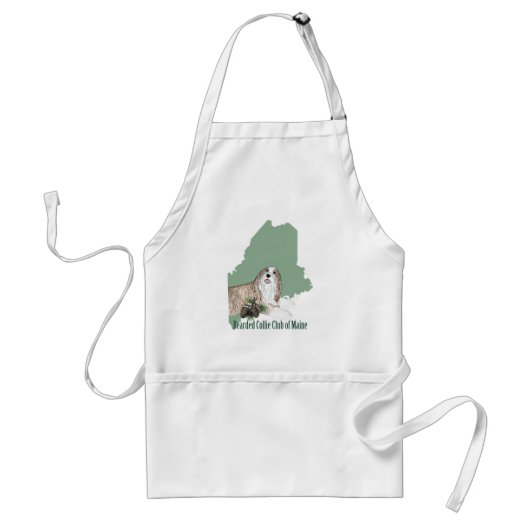 BCCMEのロゴのエプロン スタンダードエプロン (正面)