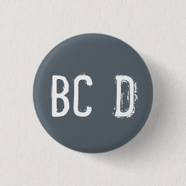 "BCD"アルファベット収集可能(#4) 缶バッジ