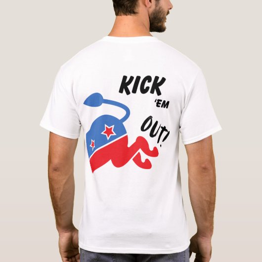 BCD KICK 'EM OUT Tシャツ (裏面)