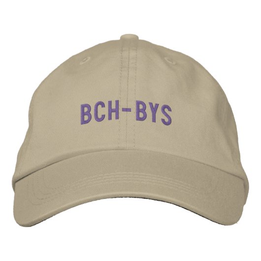 BCH - BYSキャップ(カーキ付/ティール（緑がかった色）) 刺繍入りキャップ (正面)
