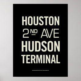 BCLヴィンテージ地下鉄シンボルや象徴 ポスター