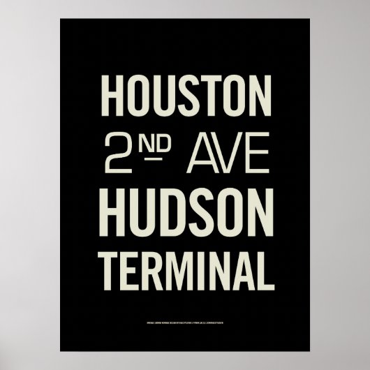 BCLヴィンテージ地下鉄シンボルや象徴 ポスター (正面)