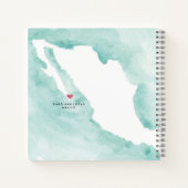 BCS | パームツリー&パラパビーチトラベルジャーナル ノートブック (裏面)