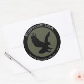 BCUSAステッカー ラウンドシール (封筒)