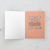 bdのクジラ- 18 カード (内部)