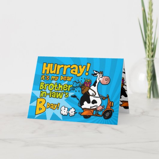 bdスクーター牛 – 義兄 カード (正面)