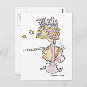 BD-001誕生日ガールランニングズ ポストカード (正面/裏面)