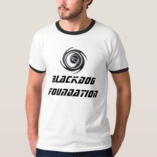 bd_logo、Blackdogの基礎 Tシャツ (正面)