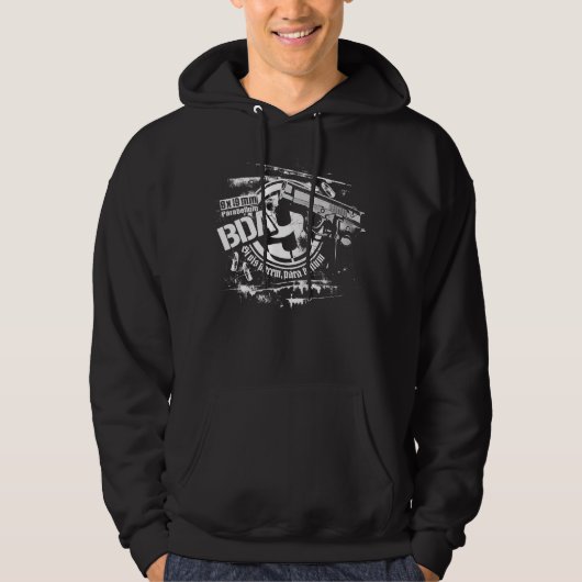 BDA 9フード付きスウェットシャツTシャツ パーカ (正面)