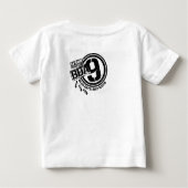BDA 9ベビーロムパーTシャツ ベビーTシャツ (裏面)