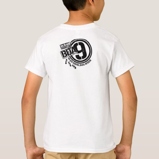 BDA 9 Tシャツ (裏面)
