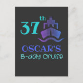 Bdayクルーズ誕生日パーティーグループのマッチング  ポストカード (正面)