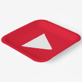 Bdayチューブ紙プレート ペーパープレート (傾斜あり)