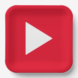 Bdayチューブ紙プレート ペーパープレート