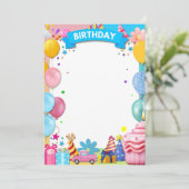 BDAYパーティー 案内状 (スタンド正面)