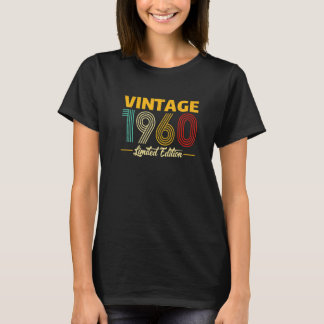Bday 62歳ヴィンテージ1960 62誕生日 tシャツ