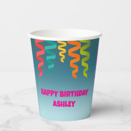 BDAY CUP （編集可能） 紙コップ