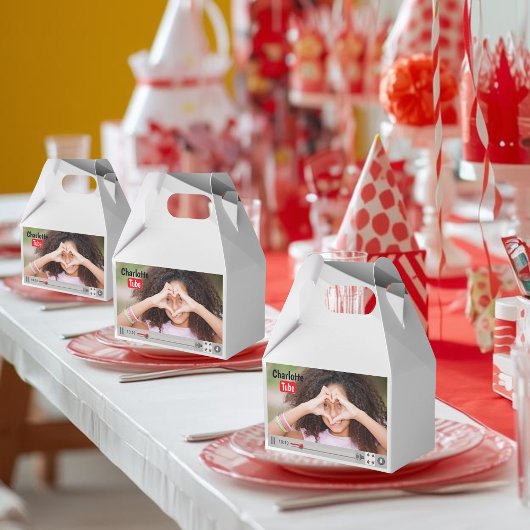 Bday Tube Thanks For Subscribing Photo Favour Box フェイバーボックス