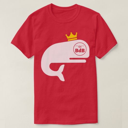 BdB Bodyboarding Whale Tシャツ (デザイン正面)