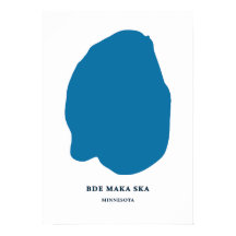 Bde Maka Ska – ミネアポリスヴィンテージの地図