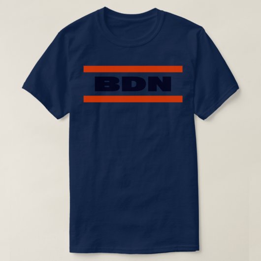 BDNレトロセーター白 Tシャツ (デザイン正面)