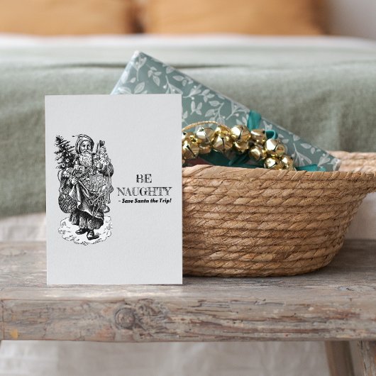 Beいけな -救 Santa the Trip!おもしろいヴィンテージ シーズンカード