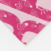 Beクリエイティブパターンワードアート例パターンアート フリースブランケット (角)