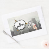 Beクリエイティブ 長方形シール (封筒)