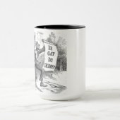 BEゲイ、DO犯罪ヴィンテージ漫画 マグカップ (中央)