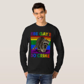 BeゲイDo犯罪Lgbtプライド月 Tシャツ (正面フル)