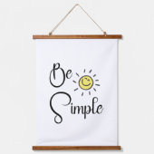 BEシンプルつるタペストリー 吊り下げ型タペストリー (正面)