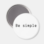 Beシンプル マグネット (正面/裏面)