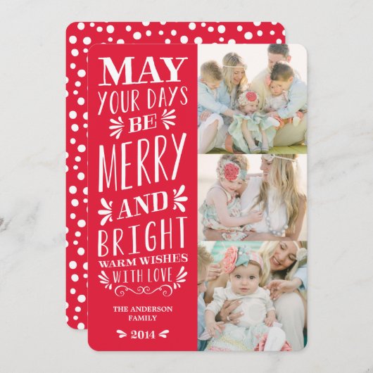 Beタイメリープ | 休日の写真カード シーズンカード (正面/裏面)