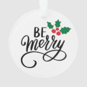 Beメリー オーナメント (裏面)