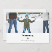 Beメリー |ホリモダンデーフォトカード シーズンカード (正面)