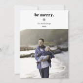 Beメリー |ホリモダンデーフォトカード シーズンカード (正面)