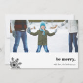 Beメリー |ホリモダンデーフォトカード シーズンカード (正面)